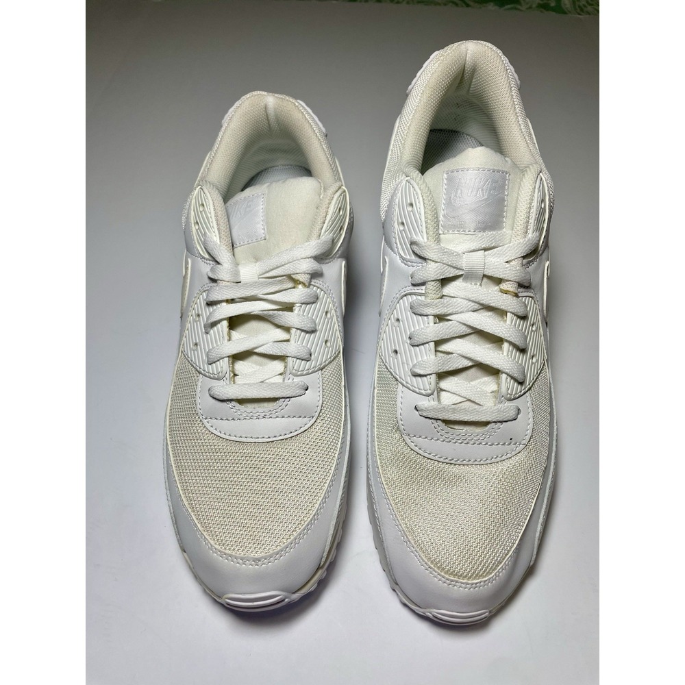 NWO Box Men's Nike Air Max 90 Triple White CN8490-100 Size 15